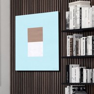 美國TwoPalms 峽谷流水方塊圖紋掛畫 (帆布、64公分)